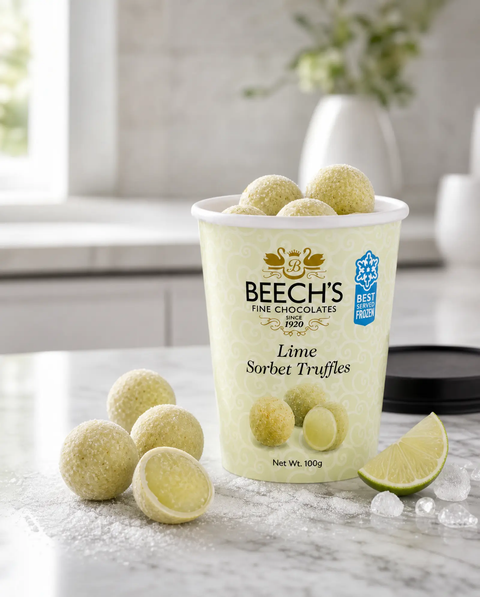 Beech's Lime Sorbet Truffles (100g)