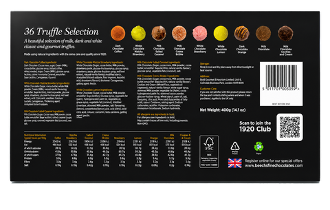Beech's 36 Luxury Truffles Selection (400g)