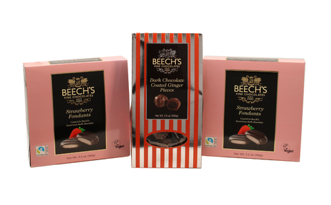 Dark Chocolate Ginger & Strawberry Fondants (280g)