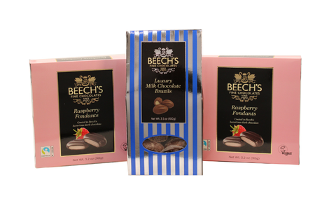 Milk Chocolate Brazils & Raspberry Fondants (280g)