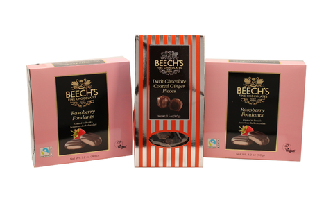 Dark Chocolate Ginger & Raspberry Fondants (280g)