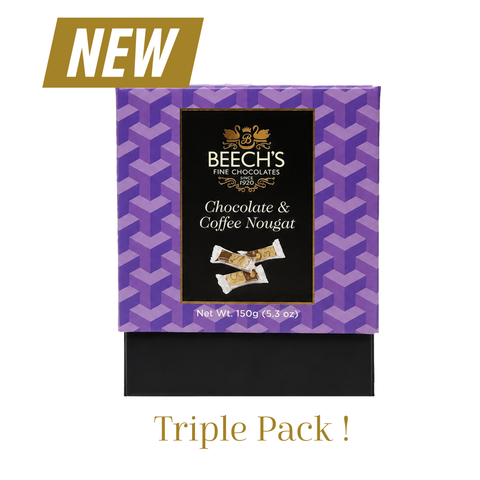 Beech's Chocolate & Coffee Soft Nougat Triple Pack (450g)