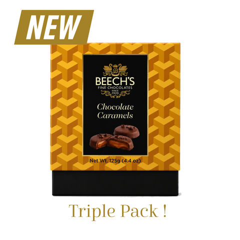 Beech's Chocolate Coated Caramel Triple Pack (375g)