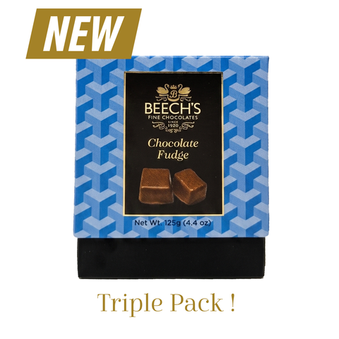 Beech's Chocolate Coated Fudge Triple Pack (375g)