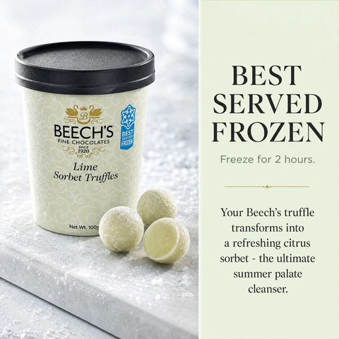 Beech's Lime Sorbet Truffles (100g)