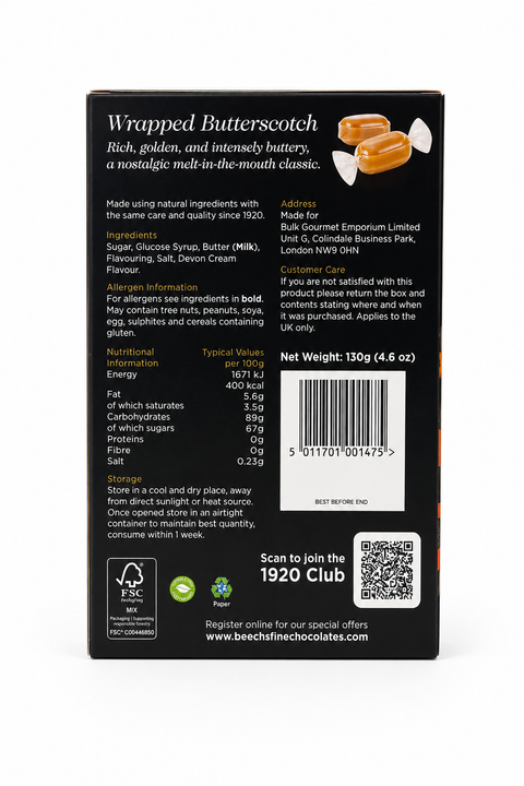 Beech's Butterscotch (130g)