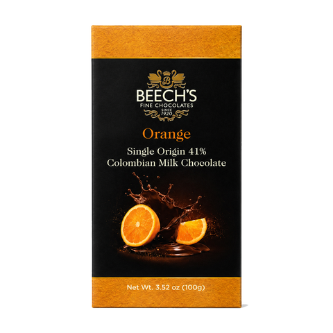 Beech's 100g Single Origin Colombian Milk Chocolate Orange Bar (100g)