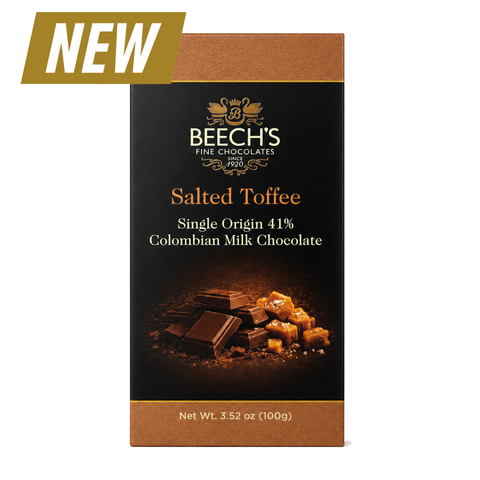 Beech's 100g Single Origin Colombian Milk Chocolate Salted Toffee Bar (100g)