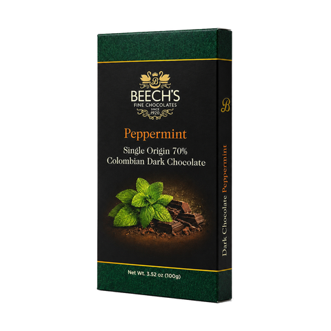 Beech's 100g Single Origin Colombian 70% Dark Chocolate Peppermint Bar (100g)