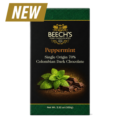 Beech's 100g Single Origin Colombian 70% Dark Chocolate Peppermint Bar (100g)