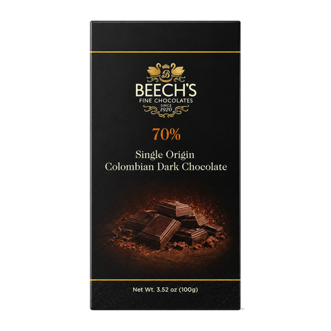 Beech's 100g Single Origin Colombian 70% Dark Chocolate Bar (100g)