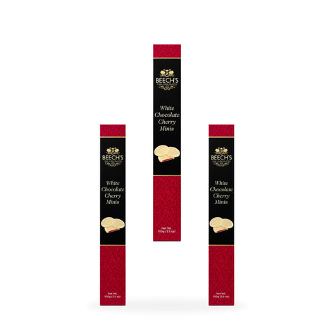 Beech's White Chocolate Cherry Minis Triple Pack (300g)