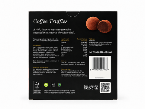 Beech's Coffee Truffles (100g)