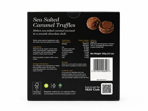 Beech's Sea Salted Caramel Truffles (100g)