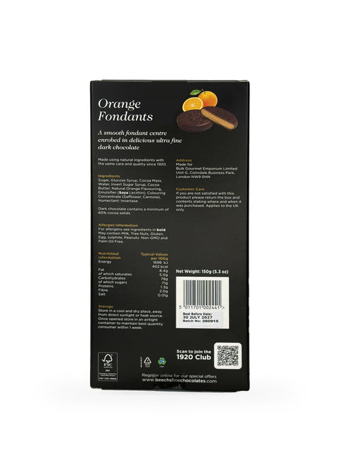 Beech's Orange Fondants (150g)