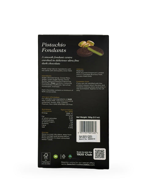 Beech's Pistachio Fondants (150g)