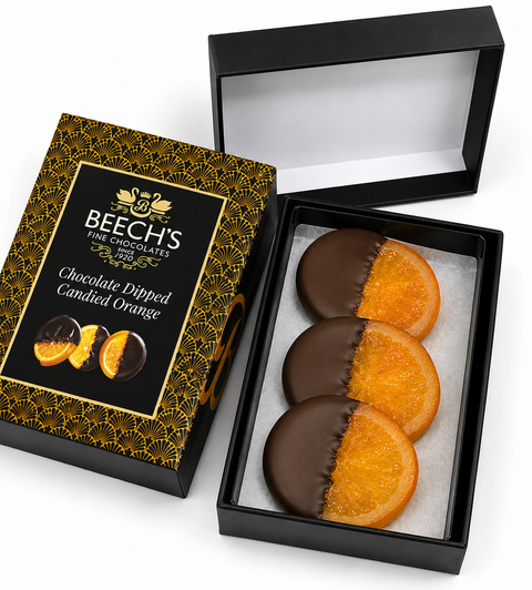 Beech's Chocolate Dipped Candied Orange (200g)