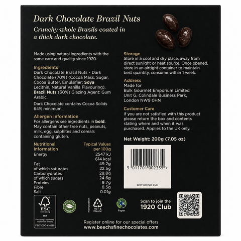 Beech's 200g Dark Chocolate Cerisettes (200g)