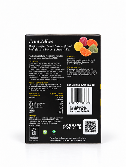 Beech's Fruit Jellies (100g)