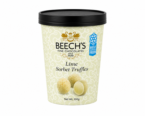 Beech's Lime Sorbet Truffles (100g)