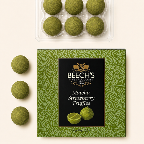 Matcha Strawberry Truffles (100g)