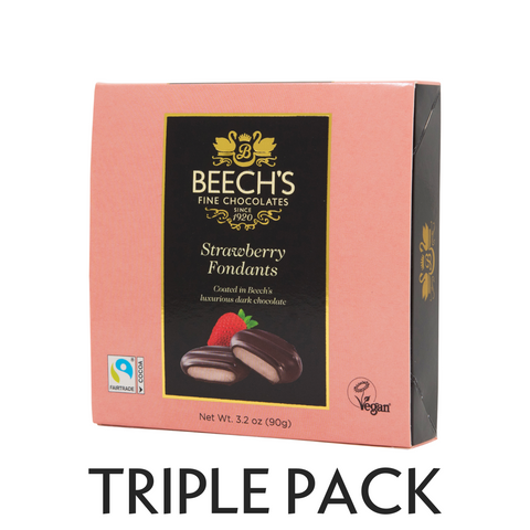 Strawberry Fondants Triple Pack (270g)